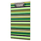 Porte-bloc Bandes blanches vert mignonne (Gauche)