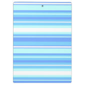 Porte-bloc Bandes bleu ciel (Dos)