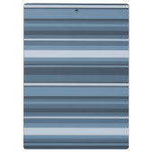 Porte-bloc Bandes bleu gris (Dos)