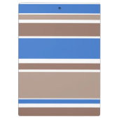 Porte-bloc Bandes Brown et bleues (Dos)