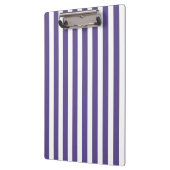 Porte-bloc Bandes de bonbons ultra violettes et blanches (Gauche)