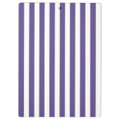 Porte-bloc Bandes de bonbons ultra violettes et blanches (Dos)