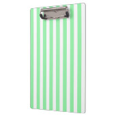 Porte-bloc Bandes de bonbons vertes et blanches (Gauche)