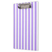 Porte-bloc Bandes de bonbons violettes et blanches (Gauche)
