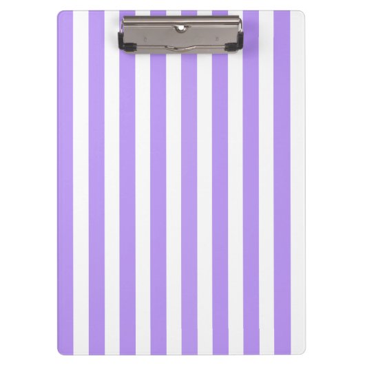 Porte-bloc Bandes de bonbons violettes et blanches (Devant)