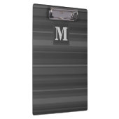 Porte-bloc Bandes de charbon de monogramme (Swatch)