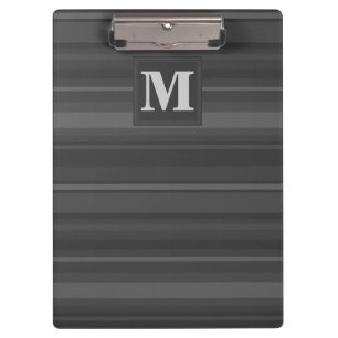 Porte-bloc Bandes de charbon de monogramme