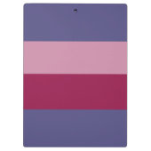 Porte-bloc Bandes de couleurs violettes (Dos)