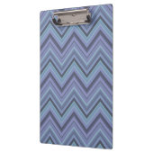 Porte-bloc Bandes de zigzag gris bleu (Gauche)