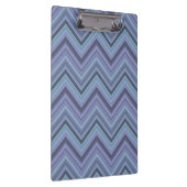 Porte-bloc Bandes de zigzag gris bleu (Swatch)