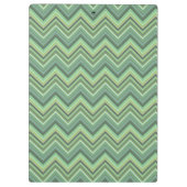 Porte-bloc Bandes de zigzag vert olive (Dos)