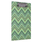Porte-bloc Bandes de zigzag vert olive (Swatch)