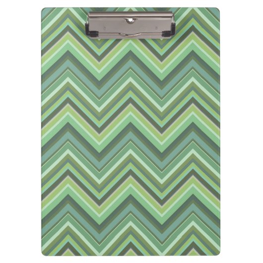 Porte-bloc Bandes de zigzag vert olive (Devant)