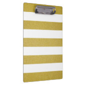 Porte-bloc Bandes d'or, Blancs, Motif rayé (Swatch)