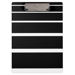 Porte-bloc Bandes graduées en noir et blanc