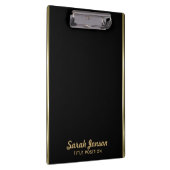 Porte-bloc Bandes horizontales simples en or (Swatch)