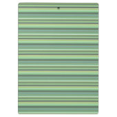 Porte-bloc Bandes horizontales vert olive (Dos)