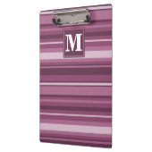 Porte-bloc Bandes mauve monogrammes (Gauche)