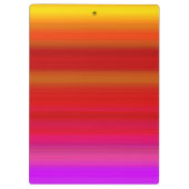 Porte-bloc Bandes multicolores abstraites (Dos)