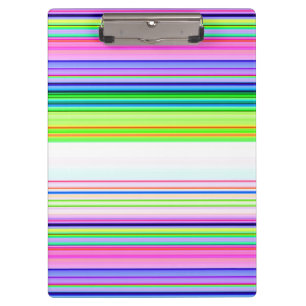 Porte-bloc Bandes néon colorées chaudes