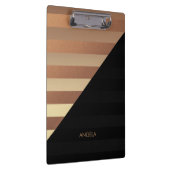 Porte-bloc Bandes noires d'or (Swatch)