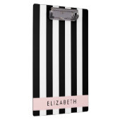 Porte-bloc Bandes noires et blanches, Gravées, Lignes, Votre (Swatch)