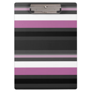 Porte-bloc Bandes noires, grises et blanches