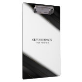 Porte-bloc Bandes noires Lignes minces or (Swatch)