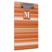 Porte-bloc Bandes orange monogrammes (Swatch)