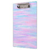 Porte-bloc Bandes Peintes Turquoise Rose violet (Gauche)