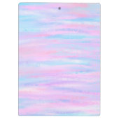 Porte-bloc Bandes Peintes Turquoise Rose violet (Dos)