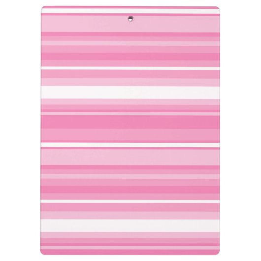 Porte-bloc Bandes rose monogramme (Dos)