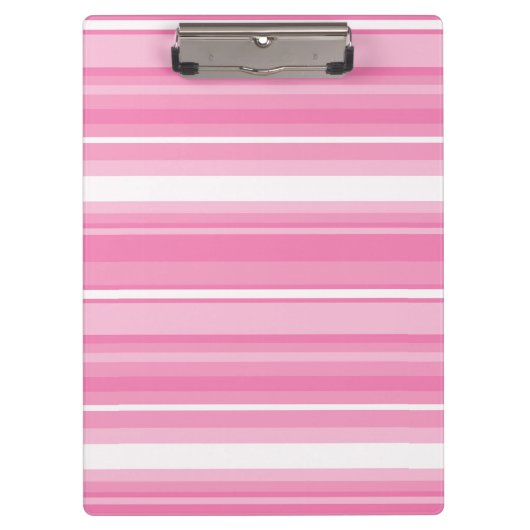 Porte-bloc Bandes roses (Devant)