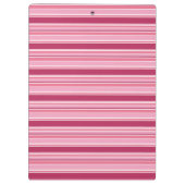 Porte-bloc Bandes roses (Dos)