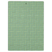 Porte-bloc Bandes vert olive double tissage (Dos)