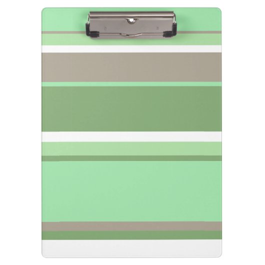 Porte-bloc Bandes vert pâle (Devant)