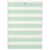 Porte-bloc Bandes vertes et blanches (Dos)
