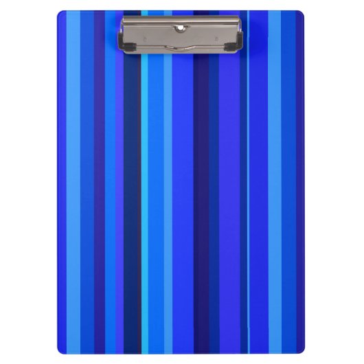 Porte-bloc Bandes verticales bleues (Devant)
