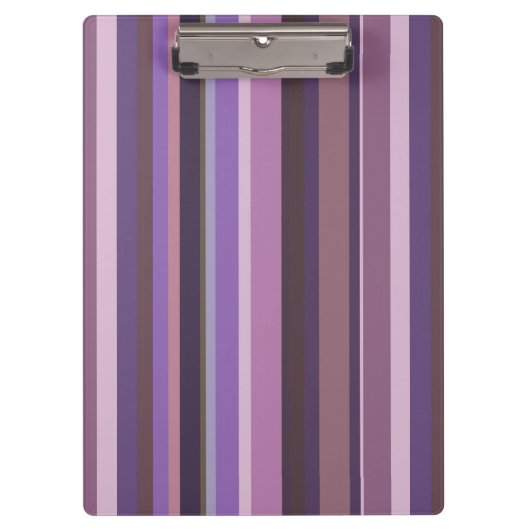 Porte-bloc Bandes verticales mauves (Devant)