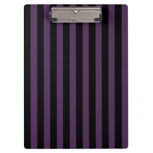 Porte-bloc Bandes violettes foncées et noires (Devant)