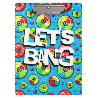 Porte-bloc Bang | Thème de golf sur disque