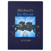 Porte-bloc Bar Mitzvah, gratitude à vos invités avec cela (Dos)