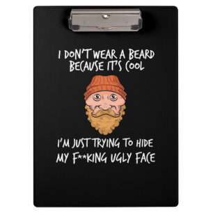 Porte-bloc Barbe Il Est Cool