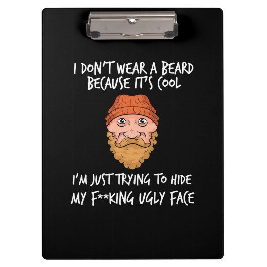 Porte-bloc Barbe Il Est Cool (Devant)