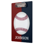 Porte-bloc Baseball Moderne Rouge, Blanc et Bleu (Gauche)