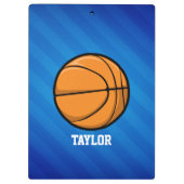 Porte-bloc Basket-ball; Royal Blue Stripes (Dos)