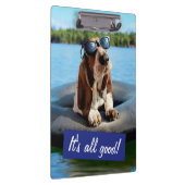 Porte-bloc Basset Hound dans les lunettes de soleil (Swatch)