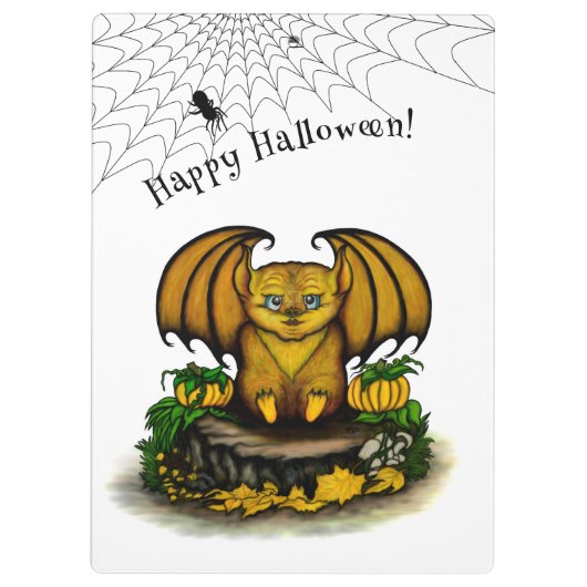 Porte-bloc Bat d'Halloween mignonne (Dos)