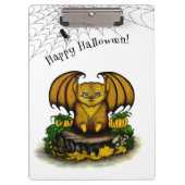 Porte-bloc Bat d'Halloween mignonne (Devant)