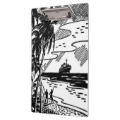 Porte-bloc Bateau de croisière rétro (Gauche)